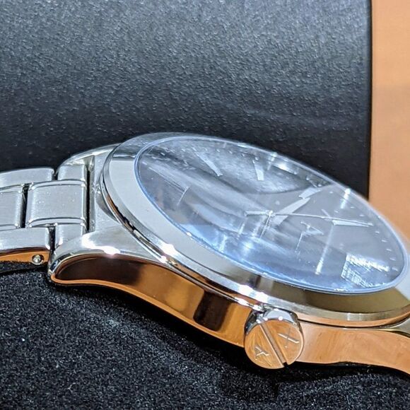 Armani Exchange Men's AX2320 Silver Quartz Watch - Picture 10 of 14